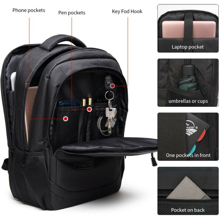 Monsdle Water Resistant Laptop Backpack for Students