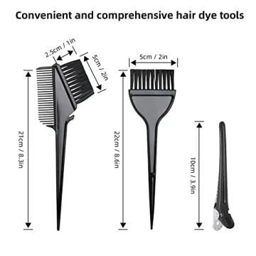 ROOHUA Hair Dye Supplies Kit with Tools for Home Use