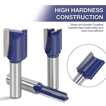 WORKPRO 15-Piece Carbide Router Bits Set for Woodworking