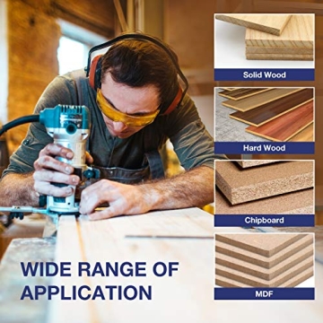 WORKPRO 15-Piece Carbide Router Bits Set for Woodworking