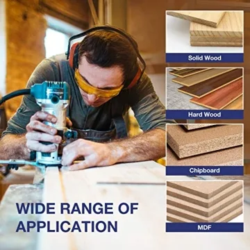 WORKPRO 15-Piece Carbide Router Bits Set for Woodworking