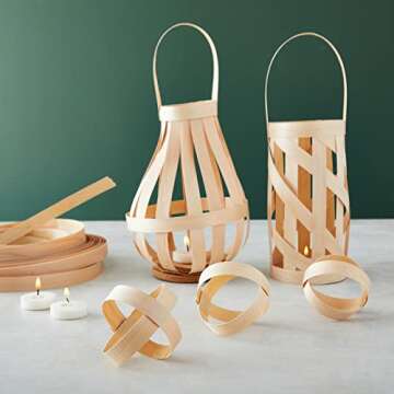 Thin Flat Reed Coil, 5/8" Wide for Wicker Basket Weaving Supplies, DIY Crafts (0.5 lbs, 118 Ft)