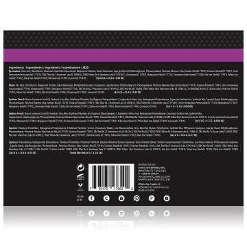 SHANY Leopard Makeup Train Case with Pro Makeup Set