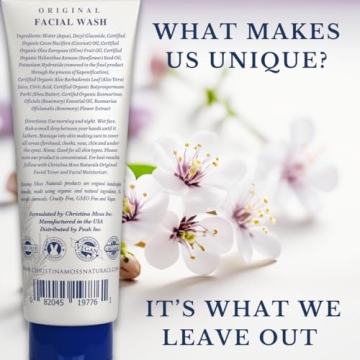 Gentle Rosemary Face Wash - Organic Cleansing for All Skin Types