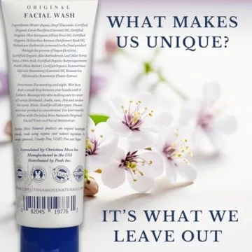 Gentle Rosemary Face Wash - Organic Cleansing for All Skin Types