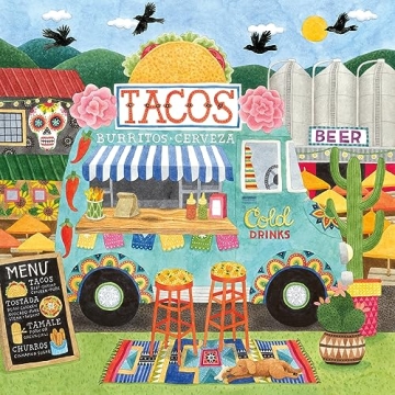Ceaco Food Trucks Taco Truck 500 Piece Jigsaw Puzzle - Family Fun Awaits!