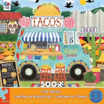 Ceaco Food Trucks Taco Truck Jigsaw Puzzle 500 Piece