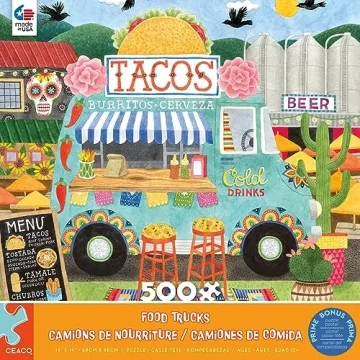 Ceaco Food Trucks Taco Truck Jigsaw Puzzle 500 Piece