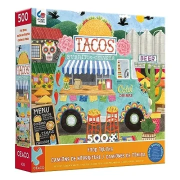Ceaco Food Trucks Taco Truck Jigsaw Puzzle 500 Piece