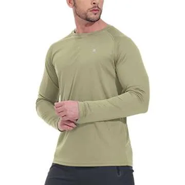 TBMPOY Men's UPF 50+ Sun Protection Hiking Shirt