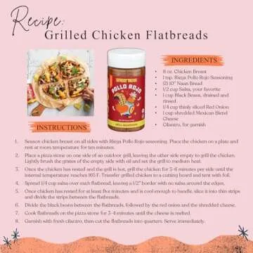 Riega Street Taco Grill Seasoning, Pollo Rojo, 6.25 oz Pack