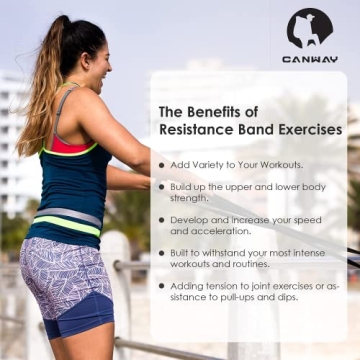 CANWAY Resistance Bands Set for All Fitness Levels