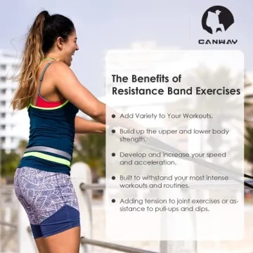 CANWAY Resistance Bands Set for All Fitness Levels