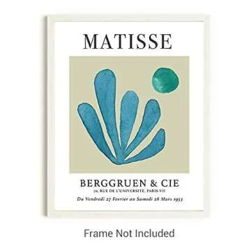Matisse-Inspired Wall Art Print 11x14 – Unframed