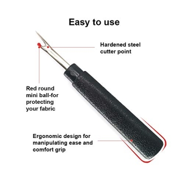 2PCS Seam Rippers - Sharp Sewing Stitch Unpicker for All Sewers