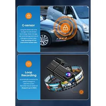 E-YEEGER 2.5K WiFi Dash Cam - Complete Vehicle Security