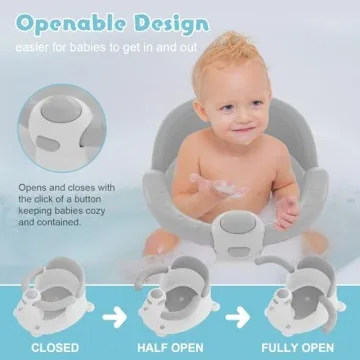 Baby Bath Seat for Safe and Fun Bath Time Experience