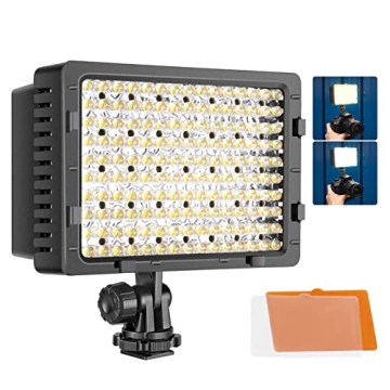 NEEWER® 160 LED CN-160 Dimmable Ultra High Power Panel Digital Camera / Camcorder Video Light, LED ...