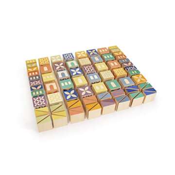 Uncle Goose Gosling Square Building Blocks - Made in The USA