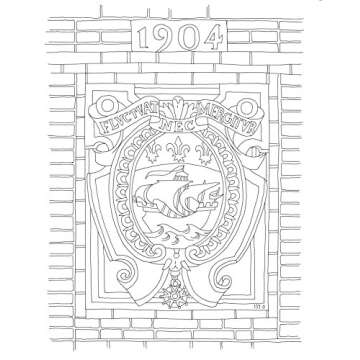 Paris: A Coloring Book