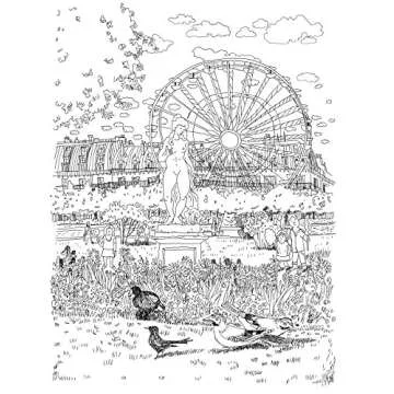 Paris: A Coloring Book