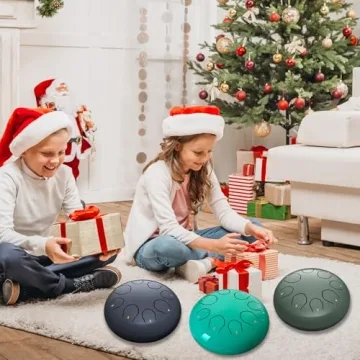 Navy Blue Steel Tongue Drum - 8 Notes