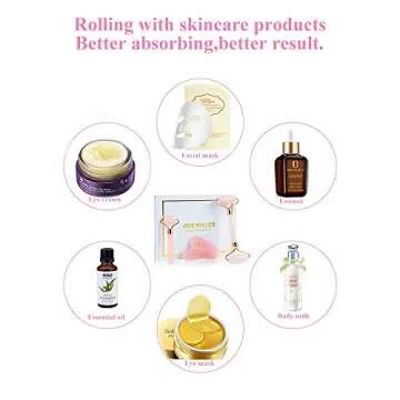 Natural Jade Roller Set for Face and Body Relaxation