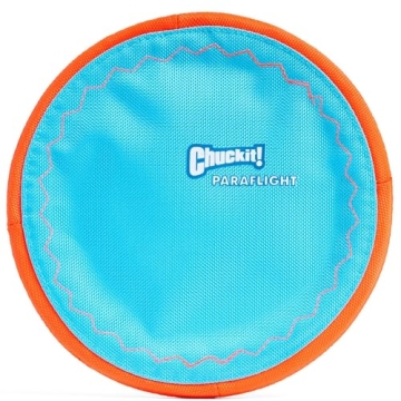 Chuckit! Paraflight Flying Disc Dog Toy - Guaranteed Fun for All Dogs, Water Floating and Durable - ...