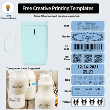 NIIMBOT D11 Bluetooth Label Maker - Portable & Fun