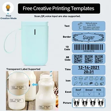 NIIMBOT D11 Bluetooth Label Maker - Portable & Fun