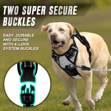 BARKBAY No Pull Dog Harness for Large Dogs with Handle