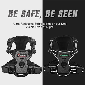 BARKBAY No Pull Dog Harness for Large Dogs with Handle