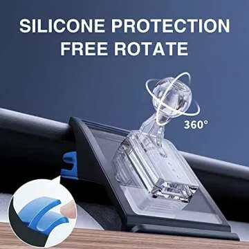 TOPABYTE Tesla Model 3 Model Y Gravity Car Phone Mount Compatible with All 4-6.5 Inch Phone