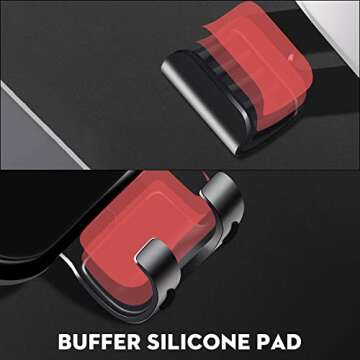 TOPABYTE Tesla Model 3 Model Y Gravity Car Phone Mount Compatible with All 4-6.5 Inch Phone