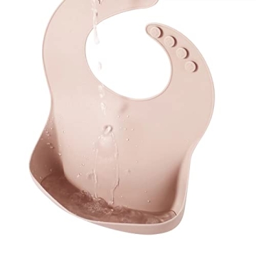 PandaEar Soft Silicone Bibs for Toddlers - Adjustable & Waterproof