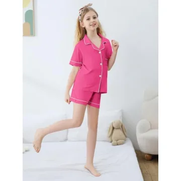 Umeyda Girls Pajama Set for Kids, Stylish Sleepwear