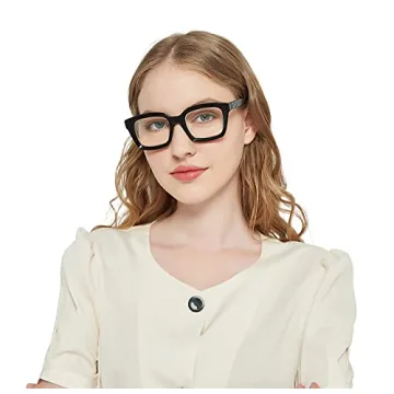 ZXYOO Oversized Square Reading Glasses Set for Women