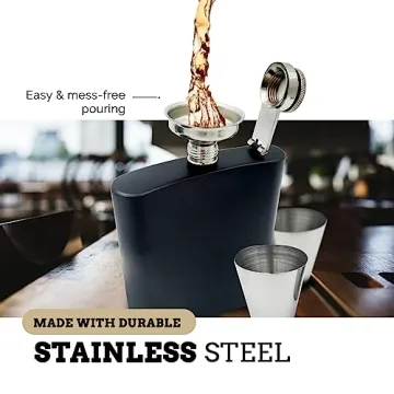 Engraved Hip Flask - Ideal Gift for Godfather