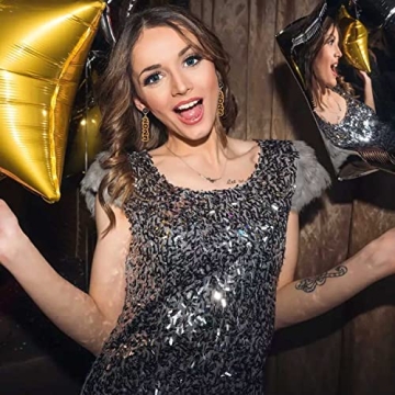 New Year’s Eve Earrings Rhinestone Beaded NYE Earrings for Women Delicate Holiday Earrings Festive Party Accessory Jewelry Gifts (2023)