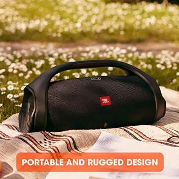 JBL Boombox 2 - Portable Bluetooth Speaker, Powerful Sound and Monstrous Bass, IPX7 Waterproof, 24 hours of Playtime, Powerbank, JBL PartyBoost for Speaker Pairing for Home and Outdoor (Camo)