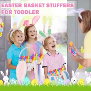 20 Pack Easter Mini Bubbles Wands for Kids