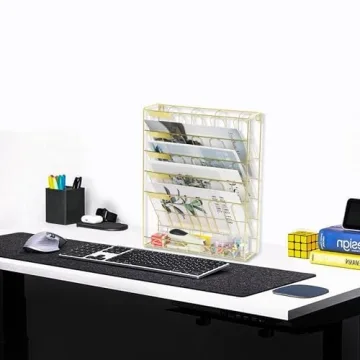 Superbpag Desk Organizer with 5 Tiers for Stylish Organization