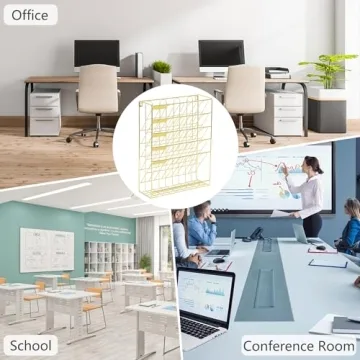 Superbpag Desk Organizer with 5 Tiers for Stylish Organization