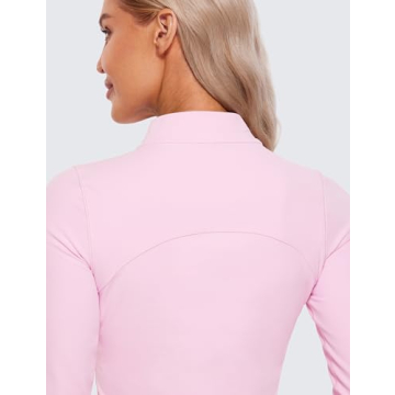 CRZ YOGA Women's Butterluxe Crop Top for Ultimate Comfort