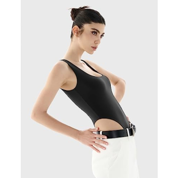 PUMIEY High Cut Bodysuit - Soft and Stylish Fashion Essential