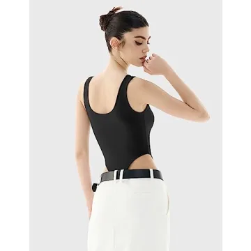 PUMIEY High Cut Bodysuit - Soft and Stylish Fashion Essential