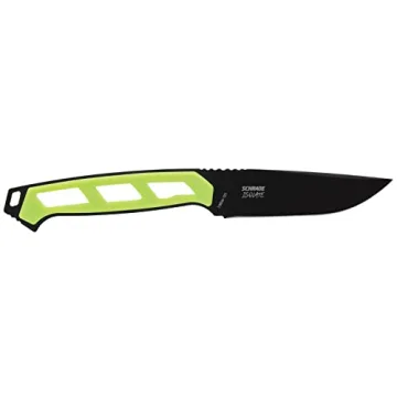 Lightweight Schrade AUS-10 Fixed Blade Knife for Outdoor Use