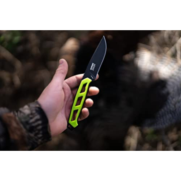 Lightweight Schrade AUS-10 Fixed Blade Knife for Outdoor Use