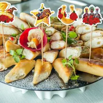 Dingion 200 Pcs Derby Day Horse Appetizer Picks Toothpicks Bulk Horse Race Appetizer Picks Martini Picks Decorative Toothpicks for Appetizers Food Picks for Horse Race Decorations Party Supplies