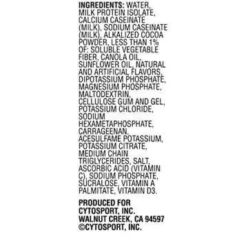 Muscle Milk Genuine Protein Shake, Chocolate, 25g Protein, 11 Fl Oz (Pack of 4)